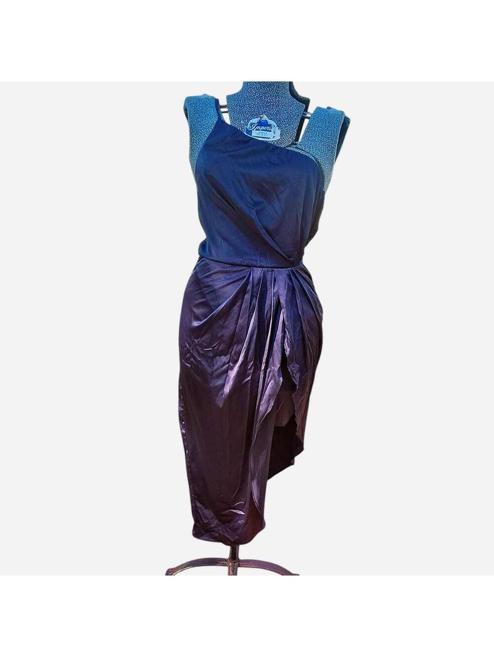 Lulus Women's Navy and Blue Dress
